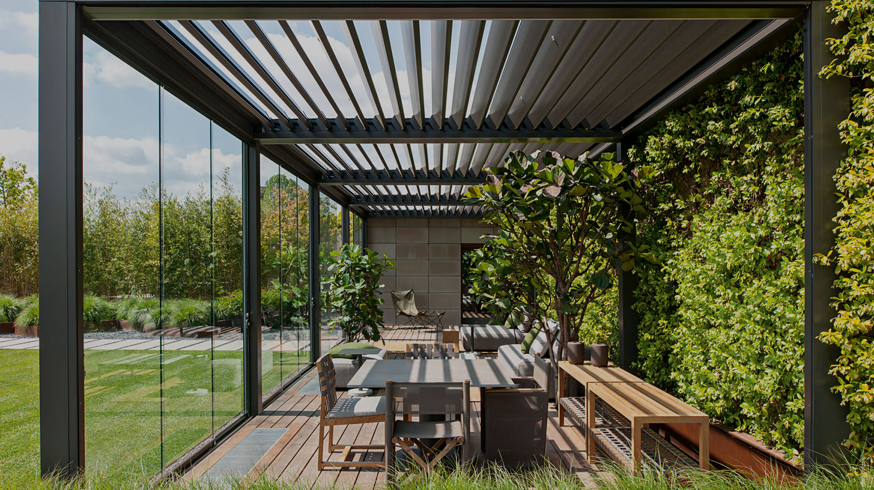 Premium Retractable Pergola In India By Smart Roof